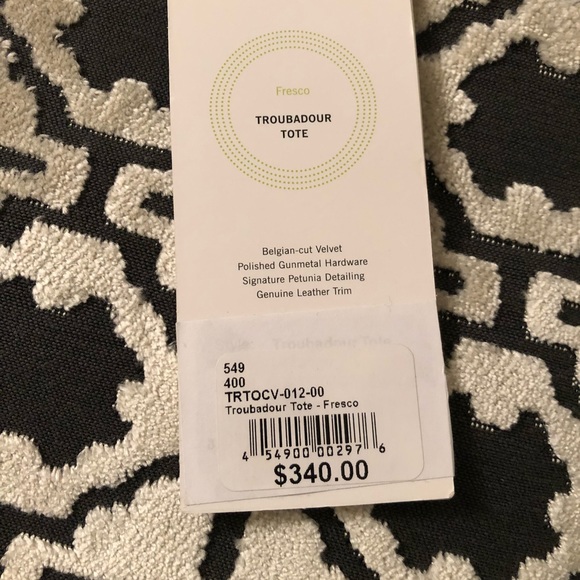 Petunia Troubadour Velvet Tote - Picture 6 of 8